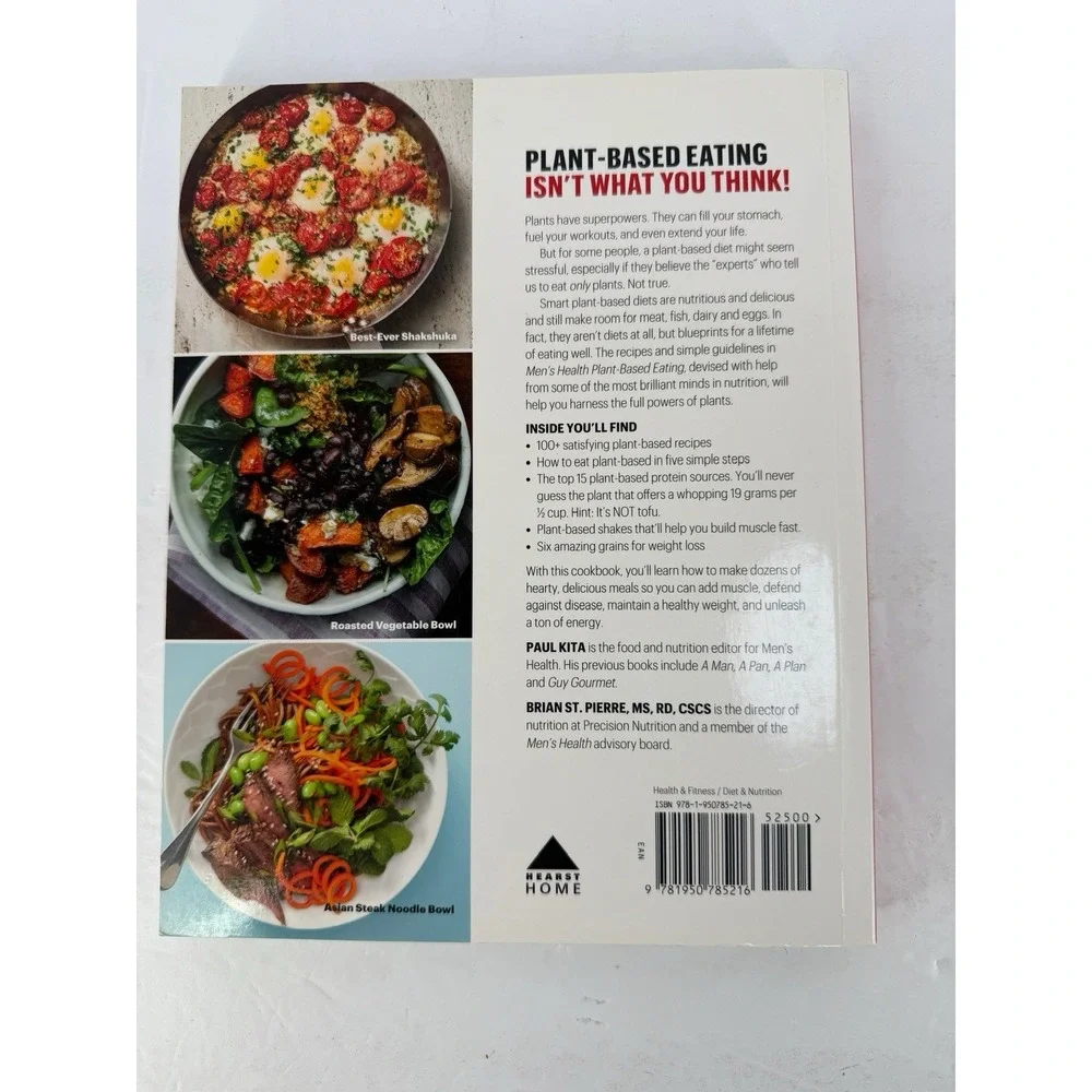 Lot of 2 — Men's Health Plant-Based Eating & Juicing for Life